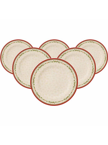 Villeroy & Boch 6er Set Speiseteller Sternschnuppe Winter Bakery Delight in Bunt ø 27,4 cm in bunt