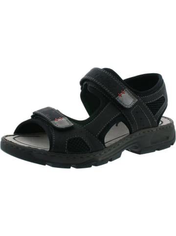 rieker Outdoorsandalen in Schwarz/Grigio