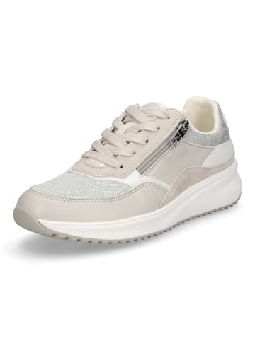 WALDLÄUFER Sneaker H-Mara in Grau Weiß