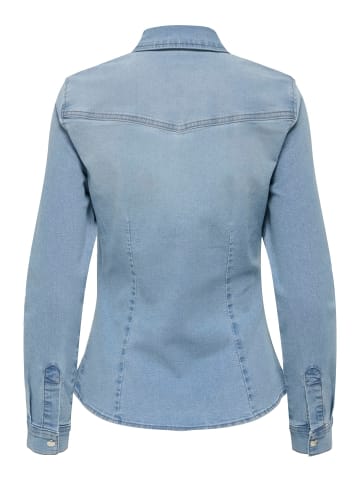 JDY Jeanshemd in Medium Blue Denim
