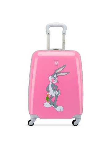 Roncato Looney Tunes 4 Rollen Kindertrolley 50 cm in bugs bunny rosa