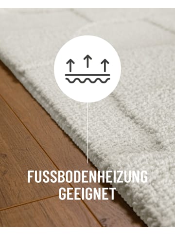 Wecon Home Badteppich Davie in weiß