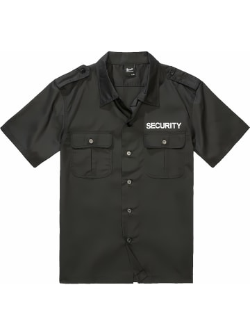 Brandit Longsleeve "Security Us Shirt Short Sleeve" in Schwarz