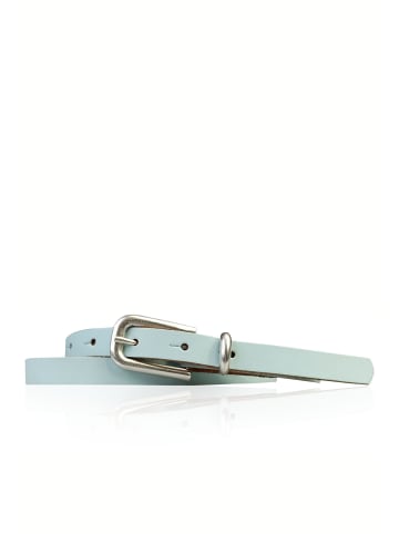 FRONHOFER Ledergürtel in Aqua