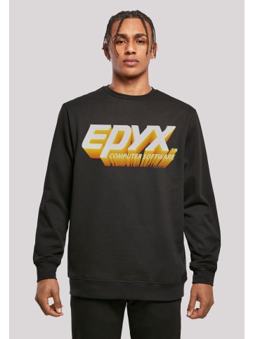 F4NT4STIC Sweatshirt Retro Gaming EPYX Logo 3D in schwarz