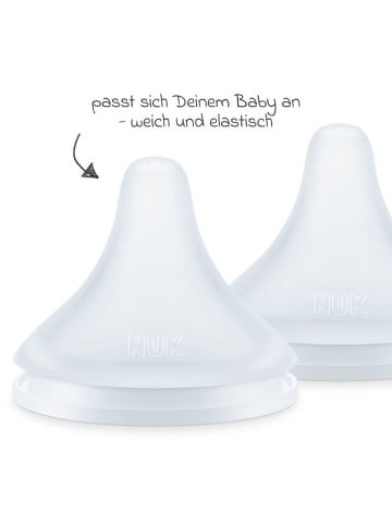 NUK Trinksauger 2er Pack Perfect Match Silikon -