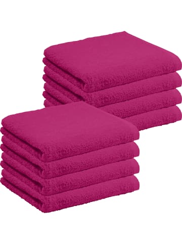 REDBEST Frottier Duschtuch 8er-Pack Oceanside in fuchsia