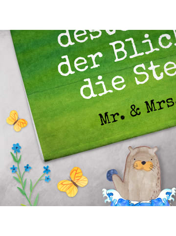 Mr. & Mrs. Panda Handtuch Gäste-WC Einhorn Sternenhimmel Design ... in Weiß