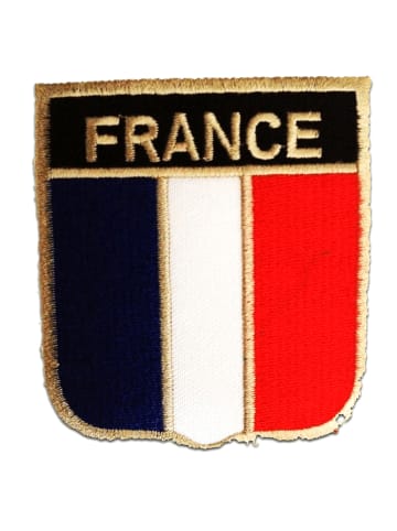 Catch the Patch Frankreich Flagge FahneApplikation Bügelbild inBlau