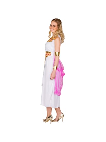 tectake Wunderschönes, langes Kleid, weiß