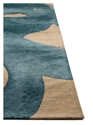 lola & moi Teppich Lagoon Blue in blau
