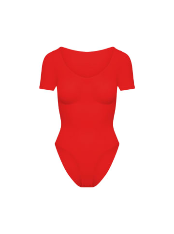 CFAB Figurformender Body mit Slip in Feuerrot