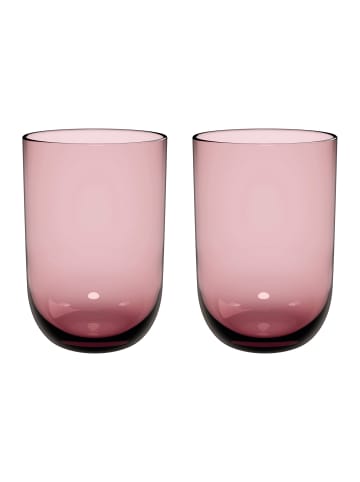 like. by Villeroy & Boch 2er Set Longdrinkbecher Like Glass 385 ml in Grape