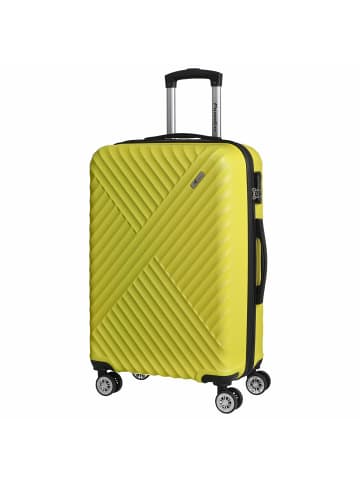 Paradise by CHECK.IN Kingston - 4-Rollen-Trolley 67 cm (lila) in gelb