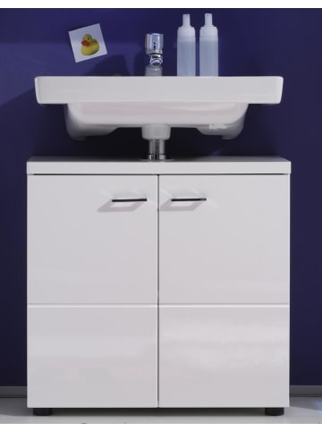 ebuy24 Waschbeckenunterschrank Nightlife Weiß 65 x 35 cm
