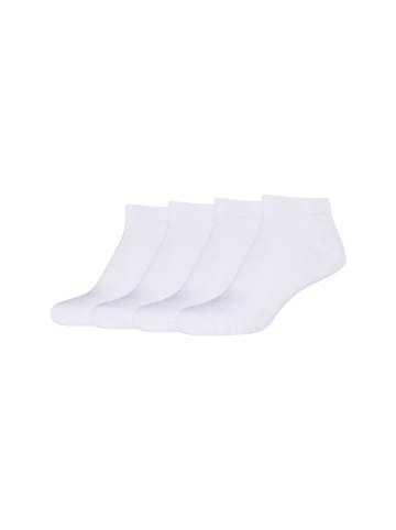 camano Sneakersocken 4er Pack ca-soft in Weiß