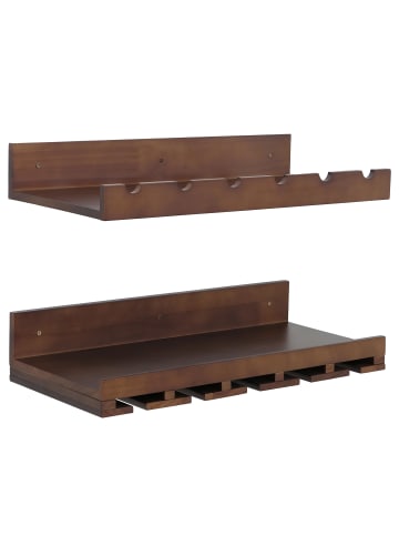 MCW 2er-Set Weinregal P22, Braun