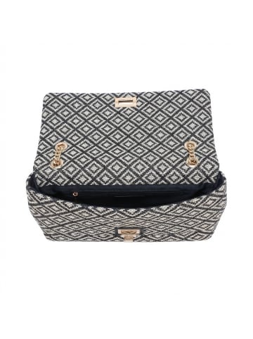 KASSANDRA Schultertasche in BLACK AND WHITE