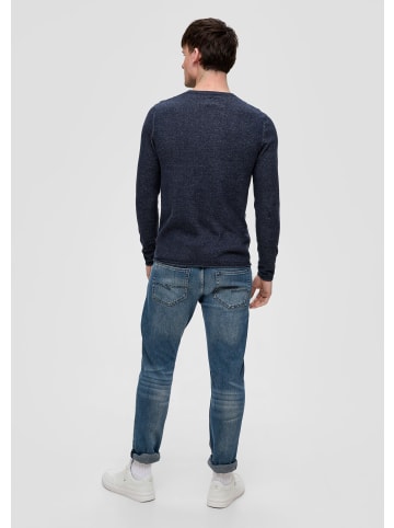 QS Strickpullover in 58W0_tiefblau