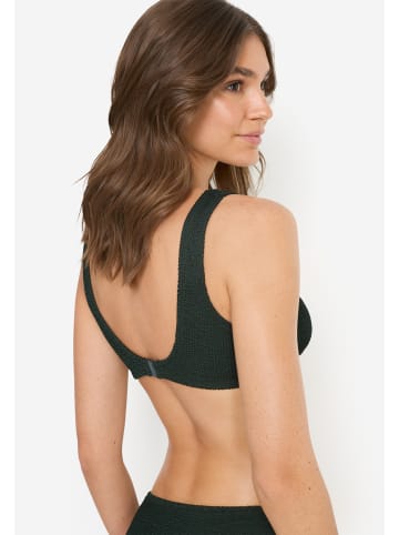 LSCN BY LASCANA Triangel-Bikini-Top in piniengrün