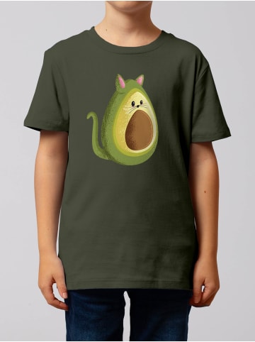 wat? Apparel T-Shirt Avocato in Khaki