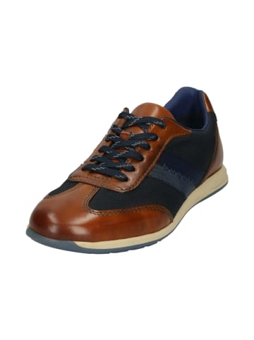 Bugatti Sneaker in cognac/darkblue