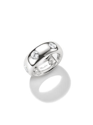 Thomas Sabo Ring Mit Weißen Zirkoniasteinen Bold Elegance in silber, weiß