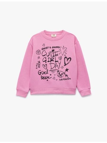 KOTON SWEATSHIRTS in Rosa