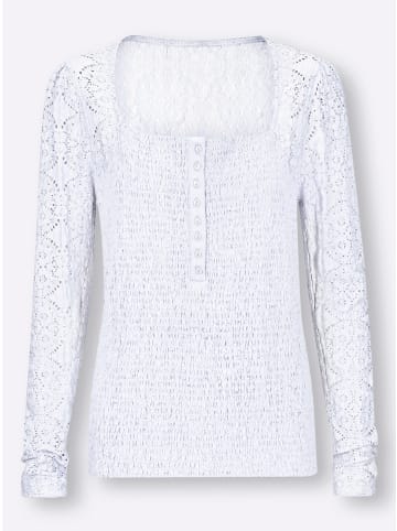 Heine Langarmshirt in weiß