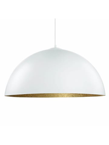 Licht-Erlebnisse Pendelleuchte Ø 50 x (T)100 cm in Weiß GoldWeiß Gold