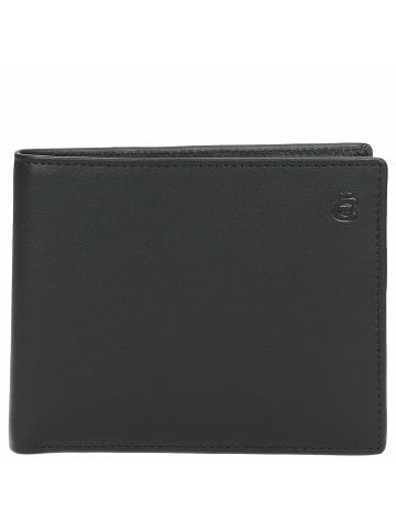 Esquire Logo - Geldbörse 8 cc 12 cm RFID in schwarz