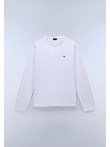 Napapijri Longsleeve "Salis Ls 1" in Weiß