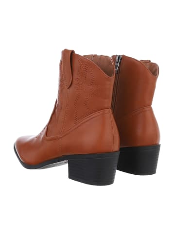 Ital-Design Stiefelette in Camel