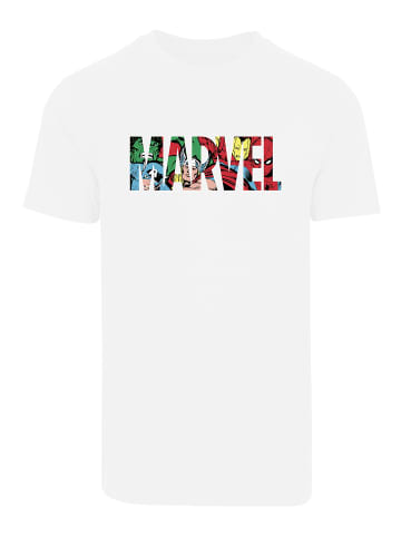 F4NT4STIC T-Shirt Marvel Avengers Logo in weiß