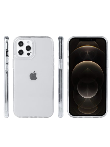 Hülle für iPhone 12 Pro Max – 2-in-1 Silikonrahmen und Rückseite in Transparent