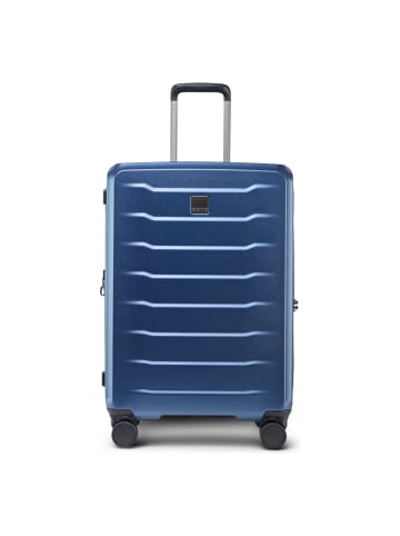Stratic Phoenix 4 Rollen Trolley 66 cm mit Dehnfalte in dark blue