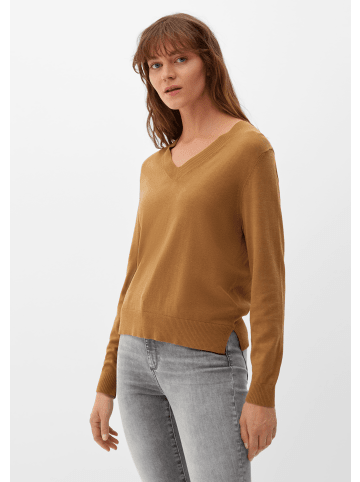 s.Oliver Strickpullover langarm in Braun