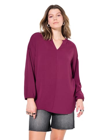 Studio Untold Tunika in weinrot