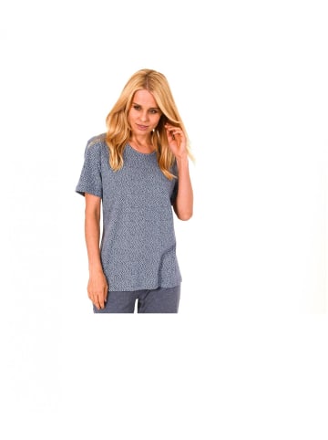 NORMANN Shirt Oberteil kurzarm Mix & Match print - 17600 in Blau