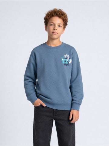 Petrol Industries Lockeres Sweatshirt mit Print Ironbrook in Blau