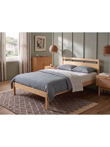 Beliani Doppelbett MERCURER in Braun - (W) 147 x (H) 80 x (L) 208 cm