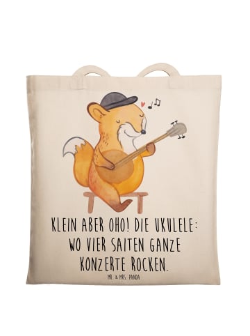 Mr. & Mrs. Panda Shopper Ukulele Magie mit Spruch in Creme