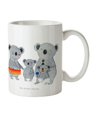 Mr. & Mrs. Panda Kindertasse Koala Familie ohne Spruch in Weiß
