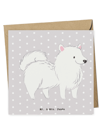 Mr. & Mrs. Panda Deluxe Karte Spitz Lebensretter ohne Spruch in Grau Pastell