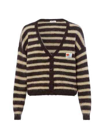 American Vintage Strickjacke Nenybay in schoko beige - 0002