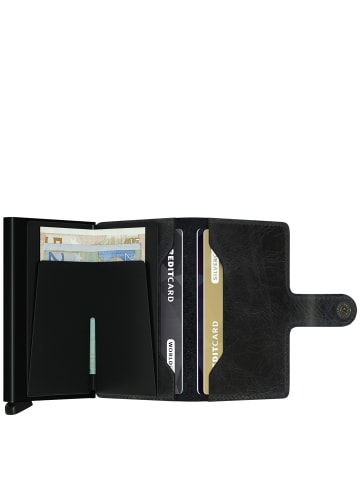 Secrid Vintage Miniwallet - Geldbörse RFID 6.5 cm in schwarz