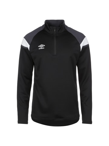 Umbro Trainingspullover 1/2 Zip in schwarz / weiß