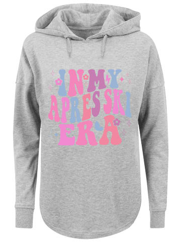 F4NT4STIC Oversized Hoodie In My Apres Ski Era Winter Urlaub in grau