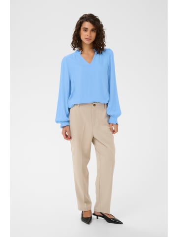 Kaffe Langarm-Bluse KAelly Regular fit in Vista Blue