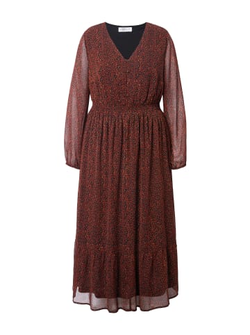 Studio Untold Kleid in rotbraun